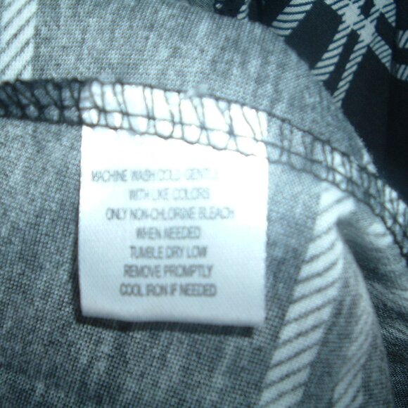 NWT New York Laundry Plaid Lagenlook Draped Cardigan Sweater w/roll-tab Sleeves - Picture 3 of 6